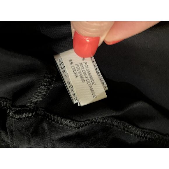 ROBERTO CAVALLI Side Drawstring Pant SLIGHT FLARE Size 42 XS Black BEACH LOUNGE - Picture 7 of 12